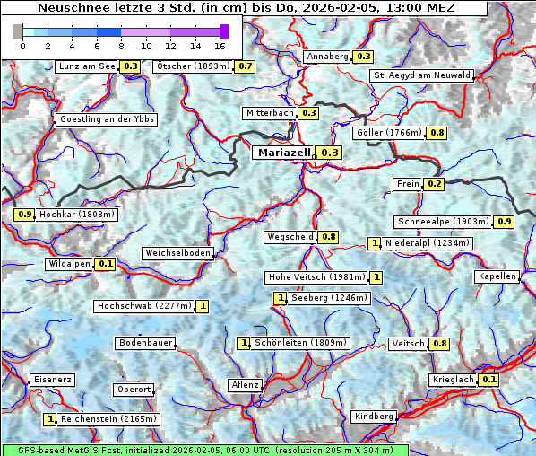 Neuschnee, 5. 2. 2026