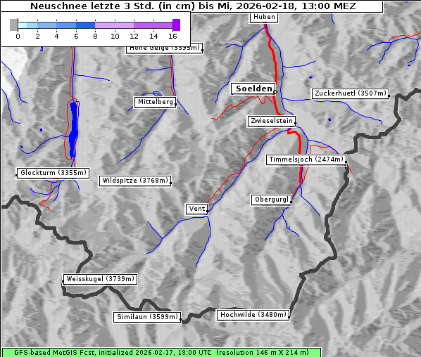 Neuschnee, 18. 2. 2026