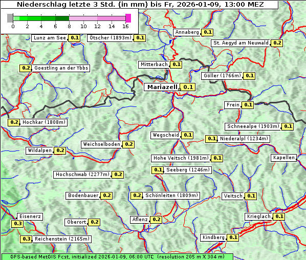 Niederschlag, 9. 1. 2026