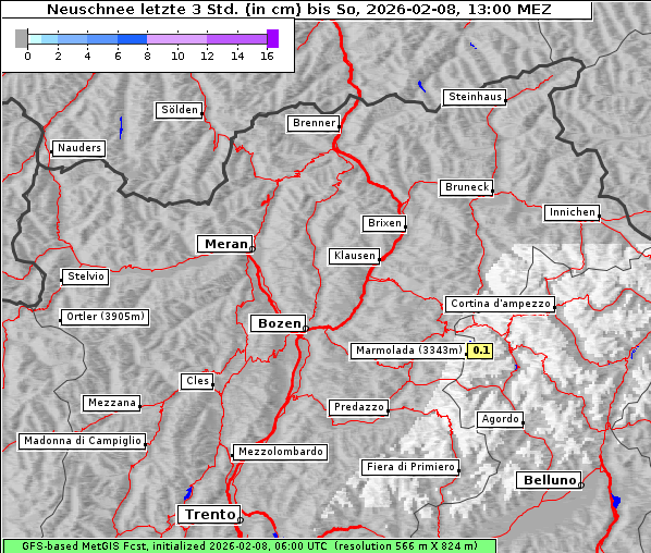 Neuschnee, 8. 2. 2026