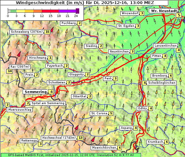 Wind, 16. 12. 2025