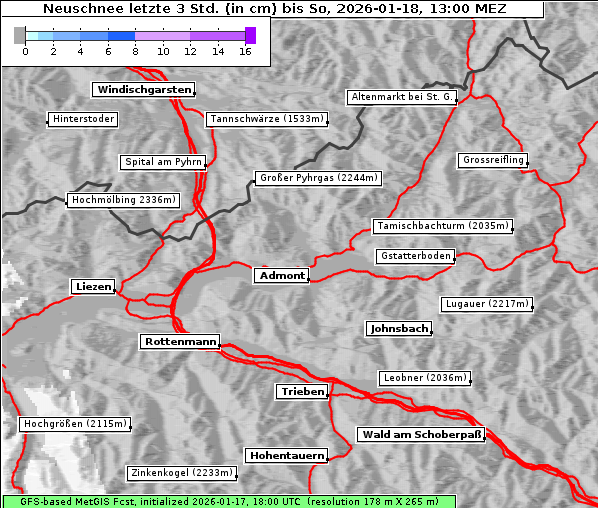 Neuschnee, 18. 1. 2026