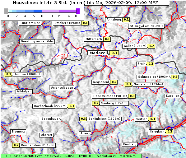Neuschnee, 9. 2. 2026