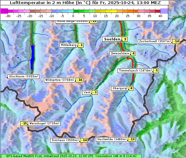 Temperatur, 24. 10. 2025