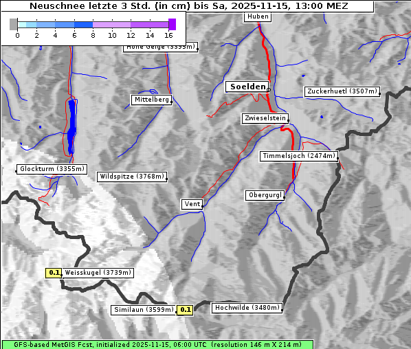Neuschnee, 15. 11. 2025