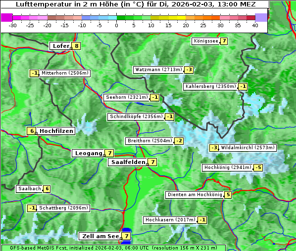 Temperatur, 3. 2. 2026
