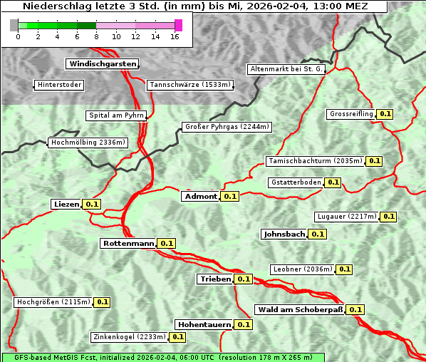 Niederschlag, 4. 2. 2026