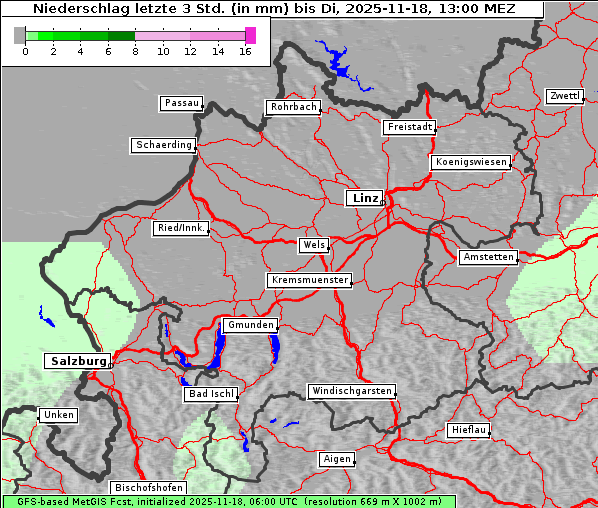 Niederschlag, 18. 11. 2025