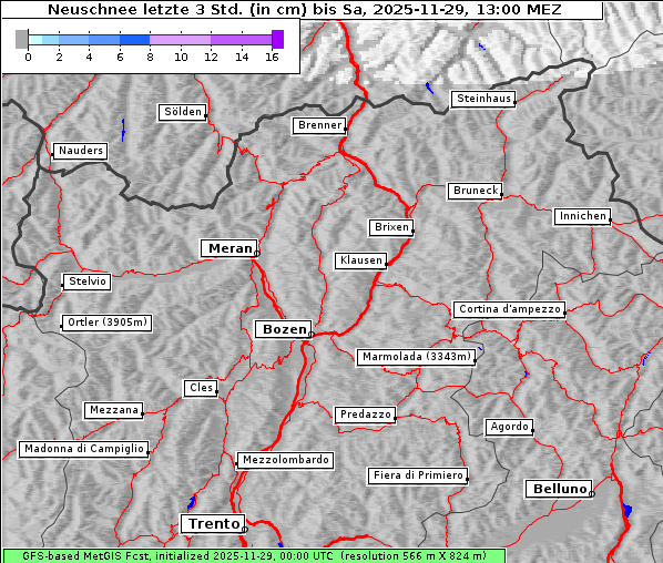 Neuschnee, 29. 11. 2025