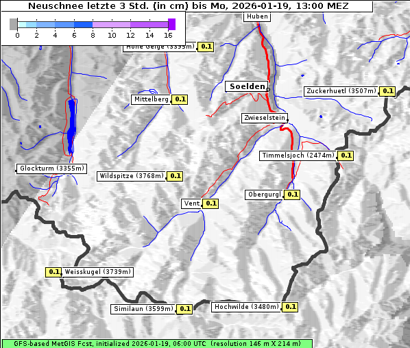 Neuschnee, 19. 1. 2026