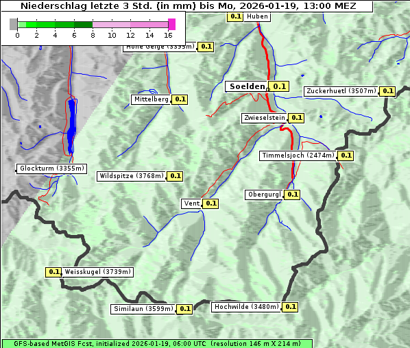 Niederschlag, 19. 1. 2026