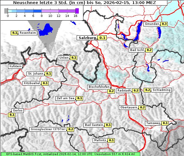 Neuschnee, 15. 2. 2026