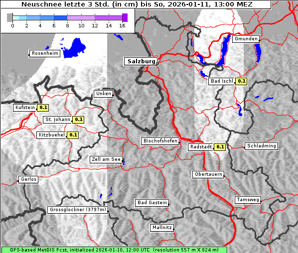 Neuschnee, 11. 1. 2026