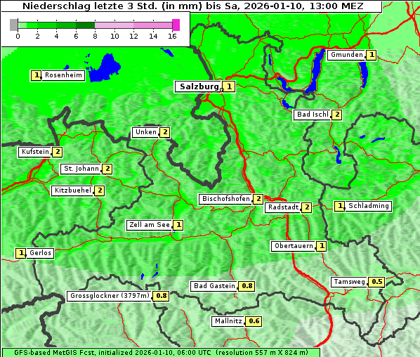 Niederschlag, 10. 1. 2026