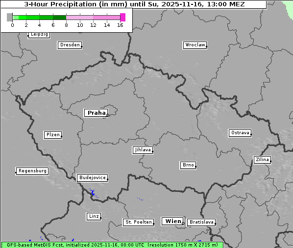 Niederschlag, 16. 11. 2025