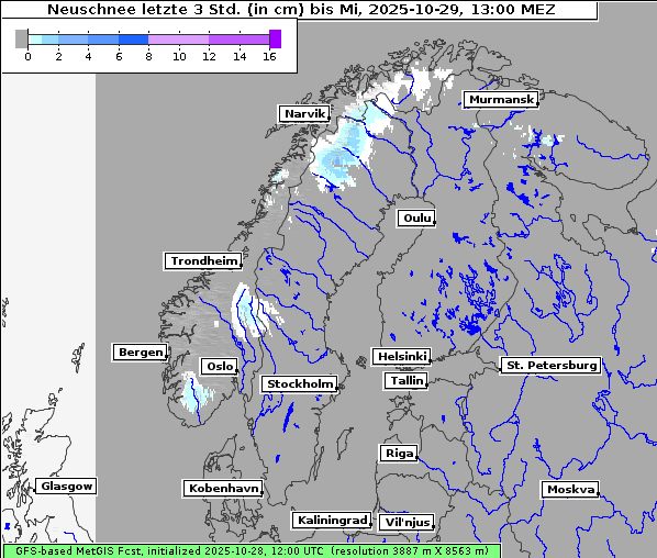 Neuschnee, 29. 10. 2025