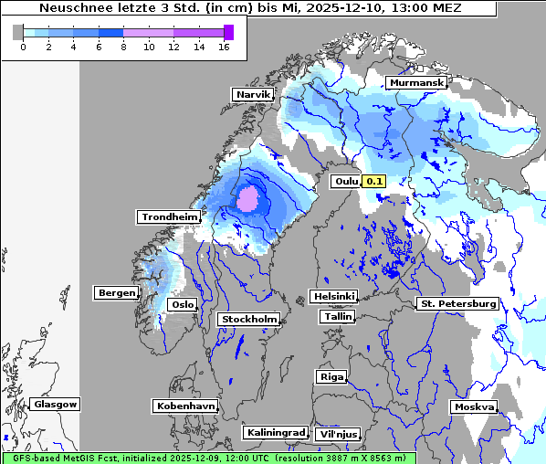 Neuschnee, 10. 12. 2025