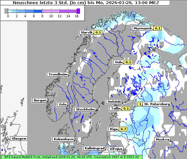 Neuschnee, 26. 1. 2026