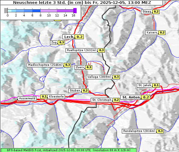 Neuschnee, 5. 12. 2025