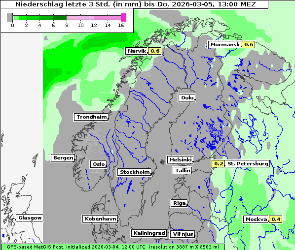 Niederschlag, 5. 3. 2026