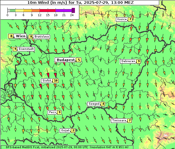 Wind, 29. 7. 2025