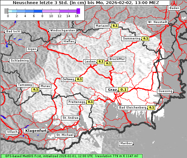 Neuschnee, 2. 2. 2026