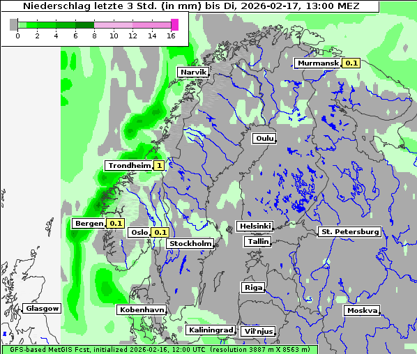 Niederschlag, 17. 2. 2026