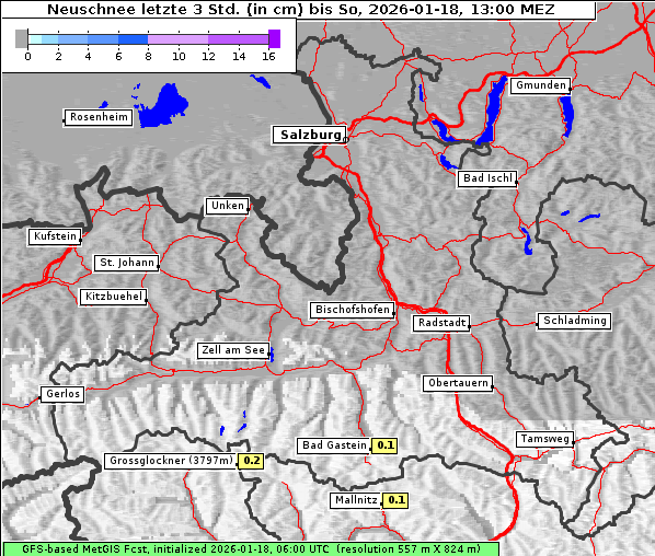 Neuschnee, 18. 1. 2026