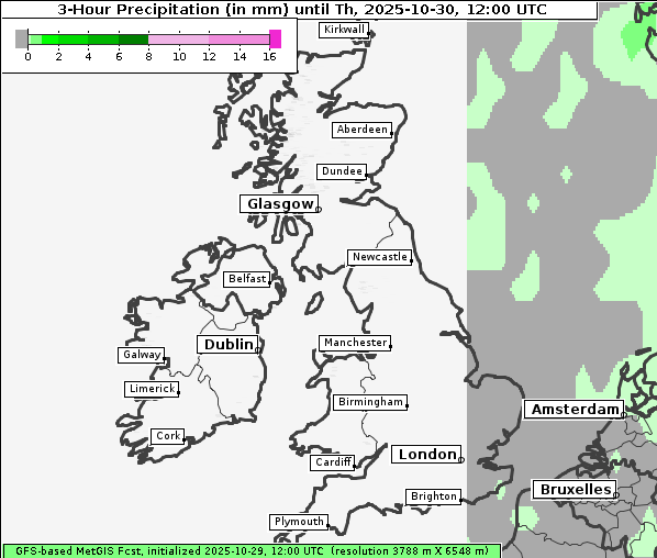 Niederschlag, 30. 10. 2025