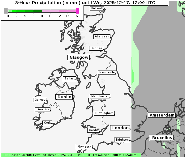 Niederschlag, 17. 12. 2025