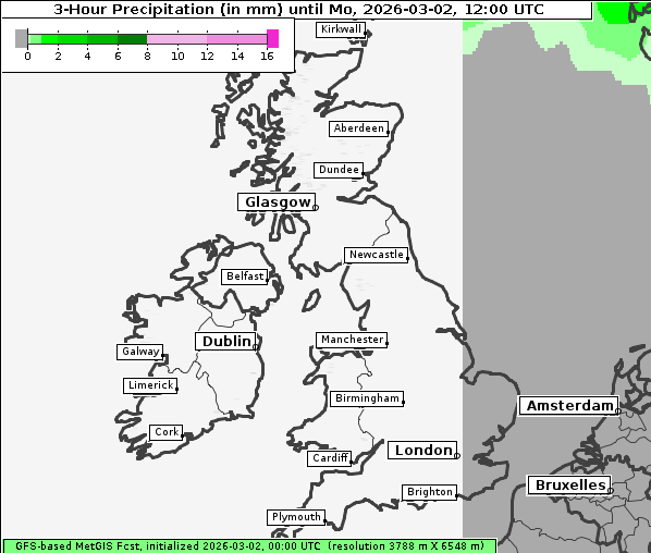 Niederschlag, 2. 3. 2026