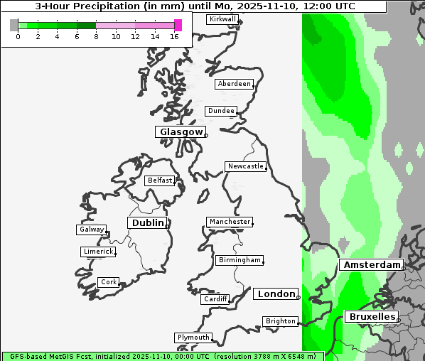Niederschlag, 10. 11. 2025