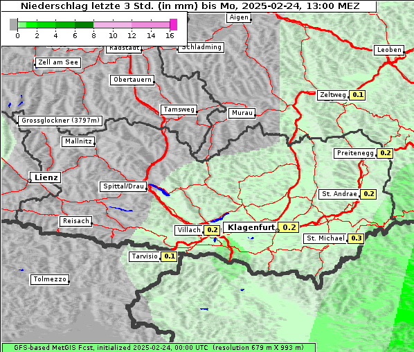 Niederschlag, 24. 2. 2025