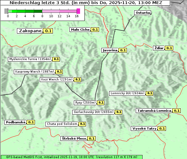 Niederschlag, 20. 11. 2025