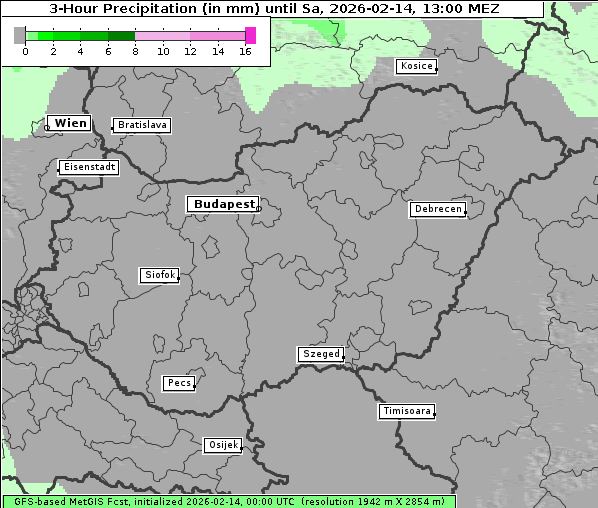 Niederschlag, 14. 2. 2026