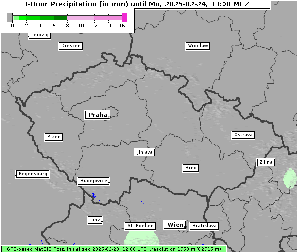 Niederschlag, 24. 2. 2025