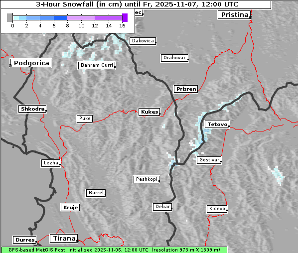Neuschnee, 7. 11. 2025