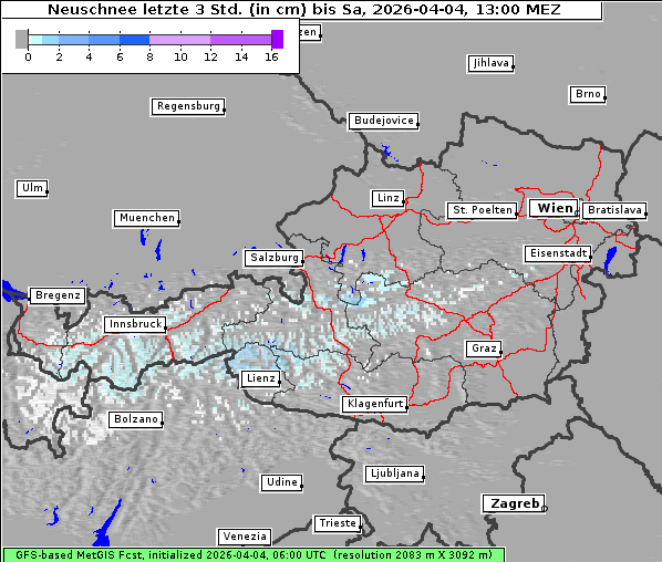 Neuschnee, 4. 4. 2026