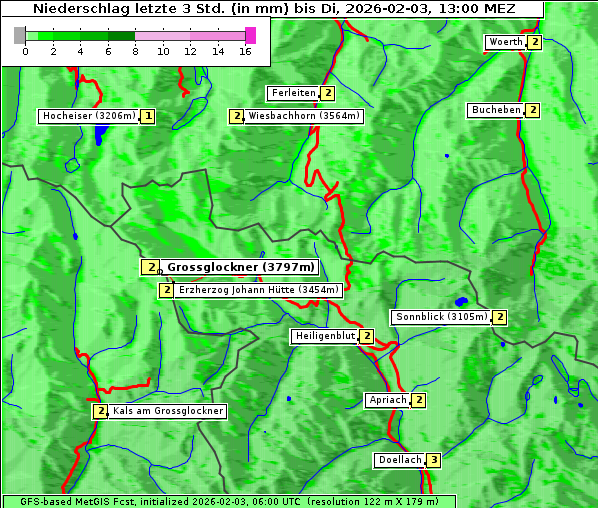Niederschlag, 3. 2. 2026