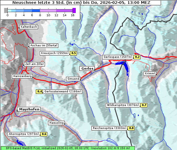 Neuschnee, 5. 2. 2026