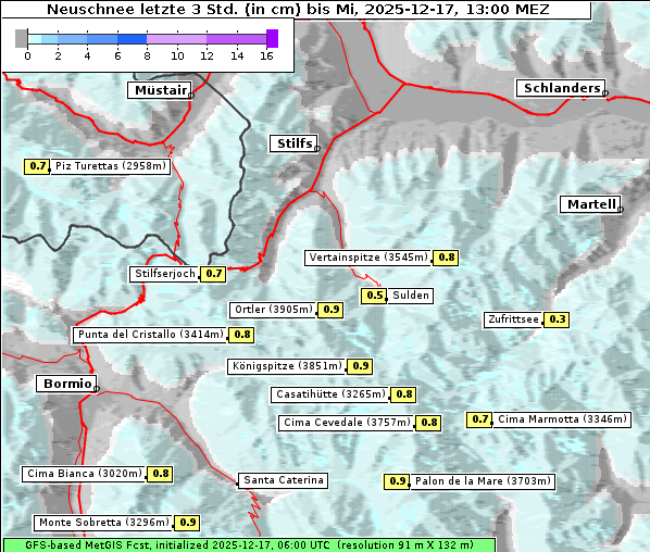 Neuschnee, 17. 12. 2025