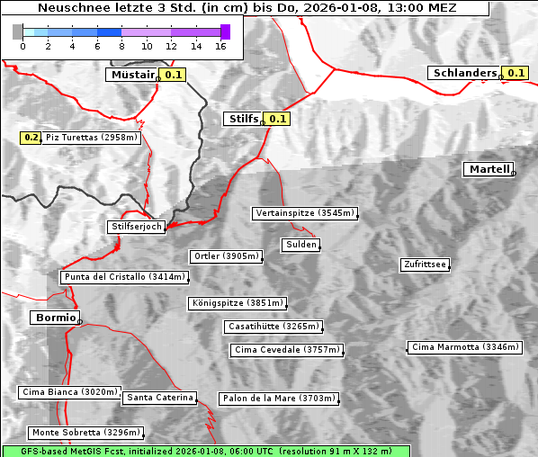 Neuschnee, 8. 1. 2026