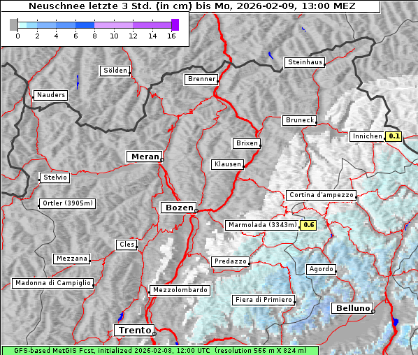 Neuschnee, 9. 2. 2026