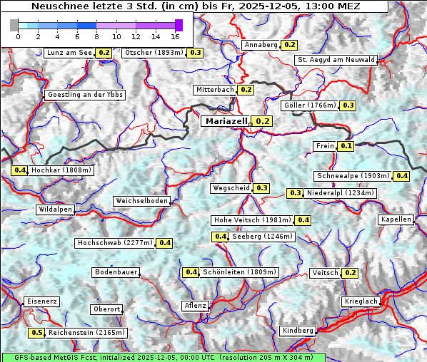 Neuschnee, 5. 12. 2025