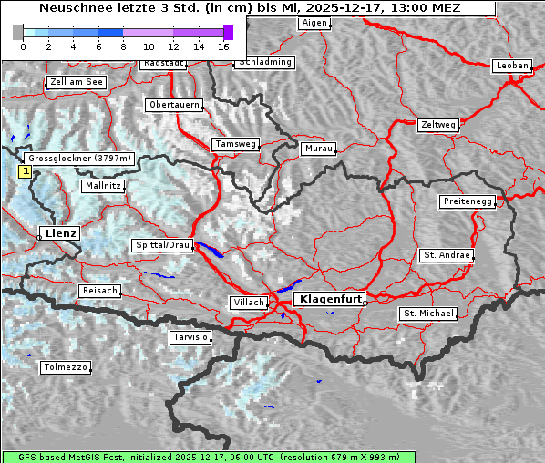 Neuschnee, 17. 12. 2025