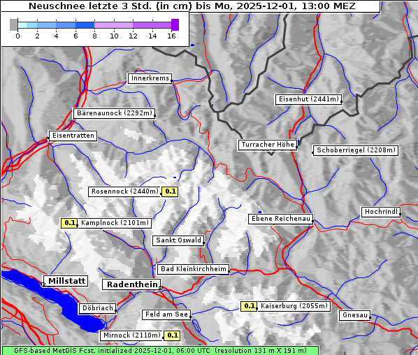 Neuschnee, 1. 12. 2025
