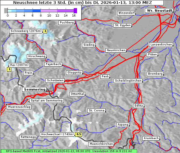 Neuschnee, 13. 1. 2026
