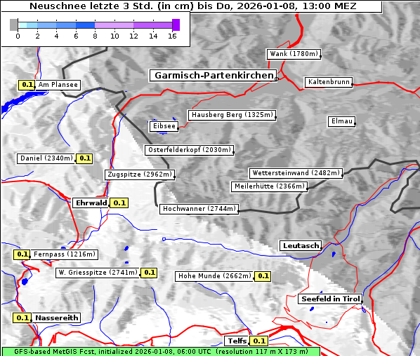 Neuschnee, 8. 1. 2026