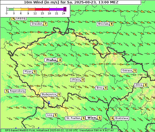 Wind, 23. 8. 2025