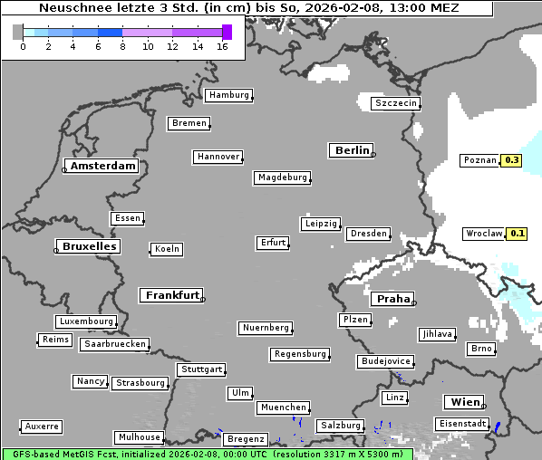 Neuschnee, 8. 2. 2026